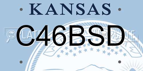 C46BSD Kansas License Plate