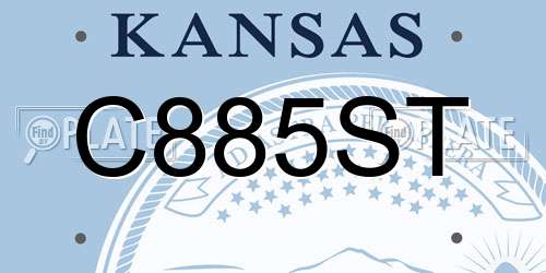 C885ST Kansas License Plate