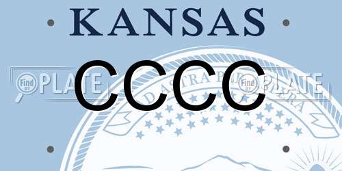 CCCC Kansas License Plate