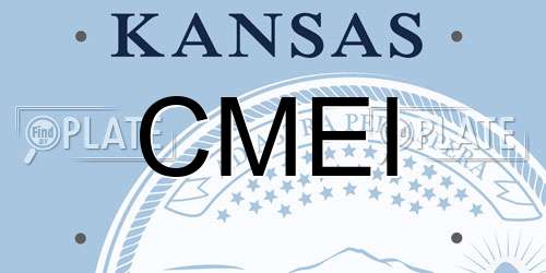CMEI Kansas License Plate