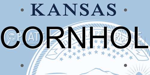 CORNHOL Kansas License Plate