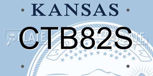 CTB82S Kansas License Plate