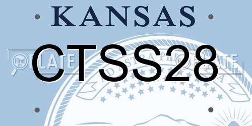 CTSS28 Kansas License Plate