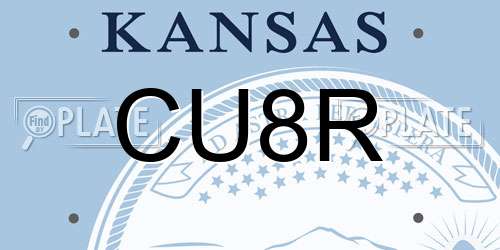 CU8R Kansas License Plate