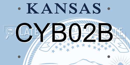CYB02B Kansas License Plate