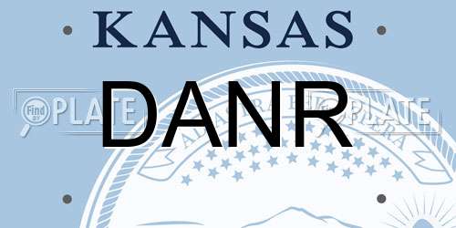 DANR Kansas License Plate