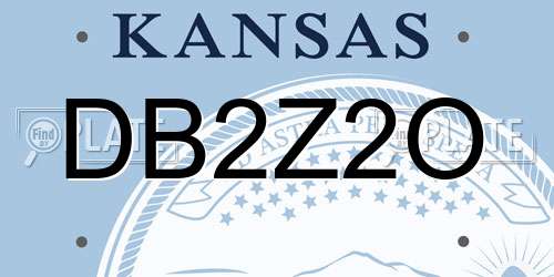 DB2Z2O Kansas License Plate