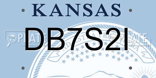 DB7S2I Kansas License Plate
