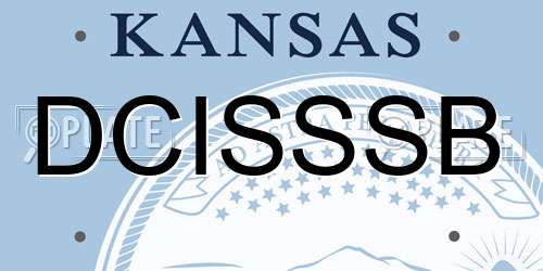 DCISSSB Kansas License Plate