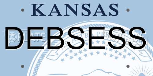 DEBSESS Kansas License Plate