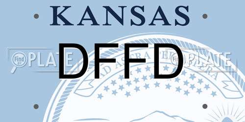 DFFD Kansas License Plate