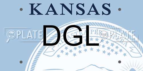 DGL Kansas License Plate