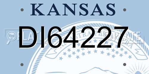 DI64227 Kansas License Plate