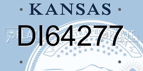 DI64277 Kansas License Plate