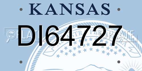 DI64727 Kansas License Plate