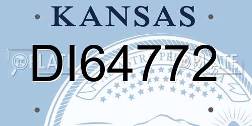 DI64772 Kansas License Plate