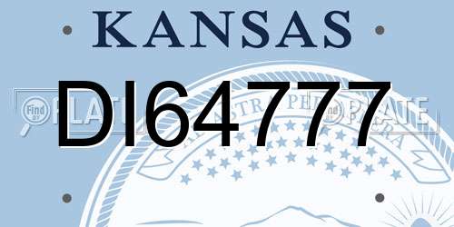 DI64777 Kansas License Plate