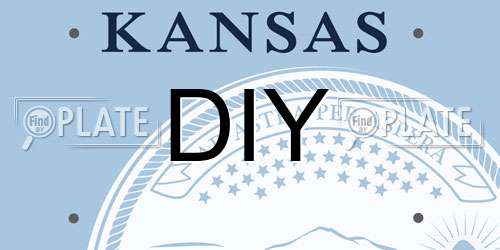 DIY Kansas License Plate