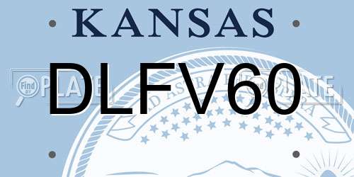 DLFV60 Kansas License Plate