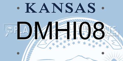DMHI08 Kansas License Plate