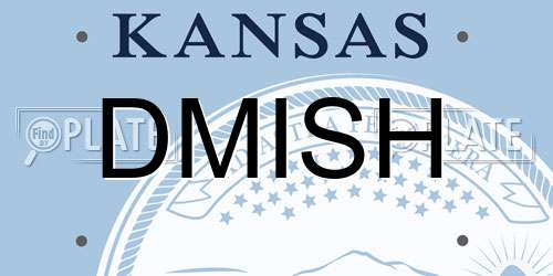 DMISH Kansas License Plate
