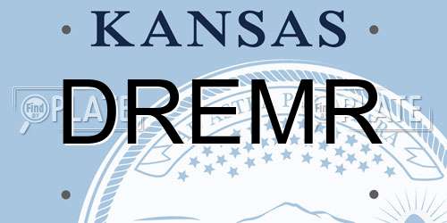 DREMR Kansas License Plate