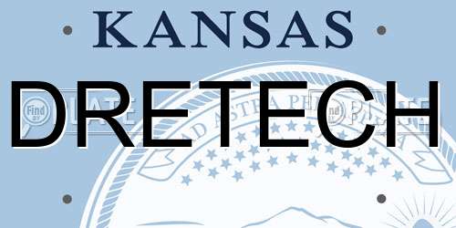 DRETECH Kansas License Plate