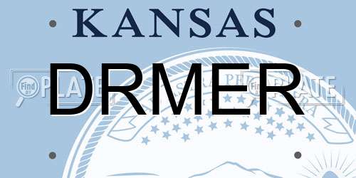 DRMER Kansas License Plate