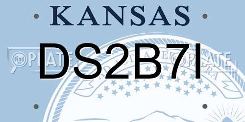 DS2B7I Kansas License Plate