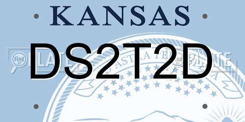 DS2T2D Kansas License Plate