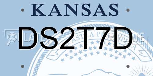 DS2T7D Kansas License Plate