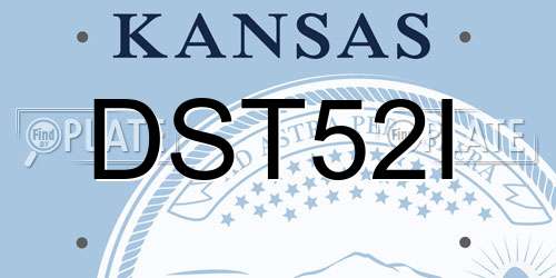 DST52I Kansas License Plate