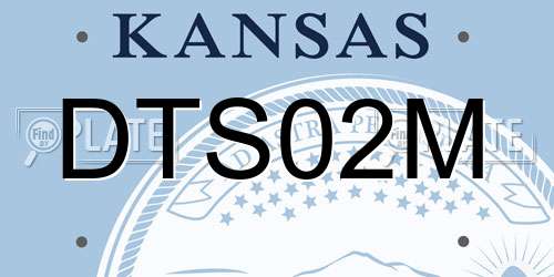 DTS02M Kansas License Plate