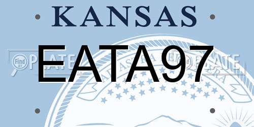 EATA97 Kansas License Plate