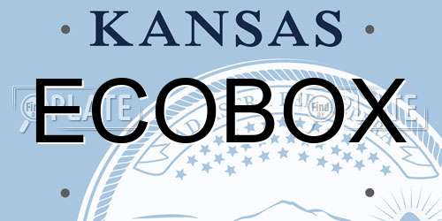 ECOBOX Kansas License Plate
