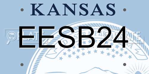 EESB24 Kansas License Plate