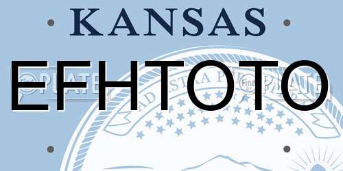 EFHTOTO Kansas License Plate