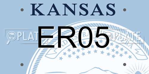 ER05 Kansas License Plate