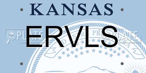 ERVLS Kansas License Plate