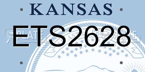 ETS2628 Kansas License Plate