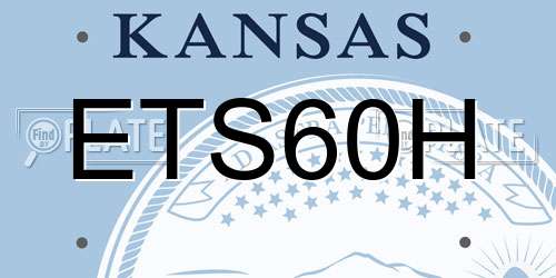 ETS60H Kansas License Plate