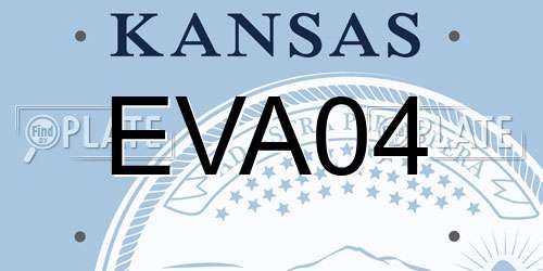 EVA04 Kansas License Plate