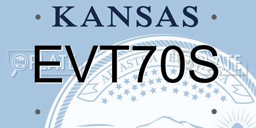 EVT70S Kansas License Plate