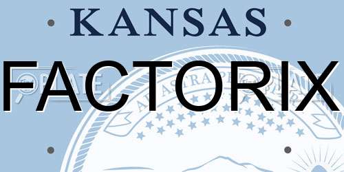 FACTORIX Kansas License Plate