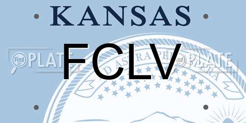 FCLV Kansas License Plate