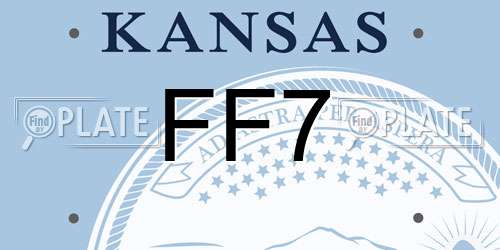 FF7 Kansas License Plate