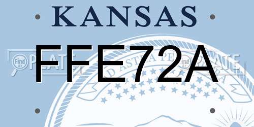 FFE72A Kansas License Plate
