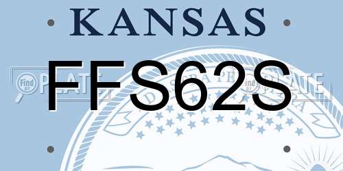 FFS62S Kansas License Plate