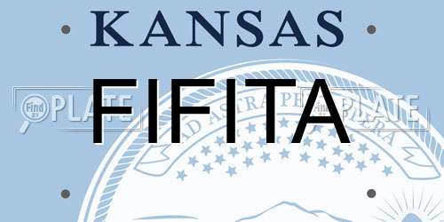 FIFITA Kansas License Plate