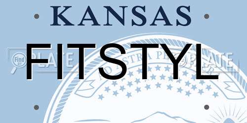FITSTYL Kansas License Plate